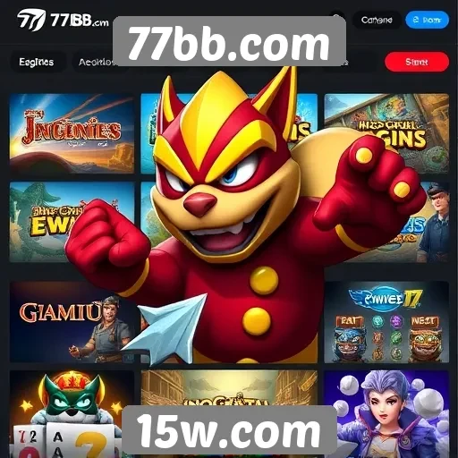 Principais jogos disponíveis em 77bb.com